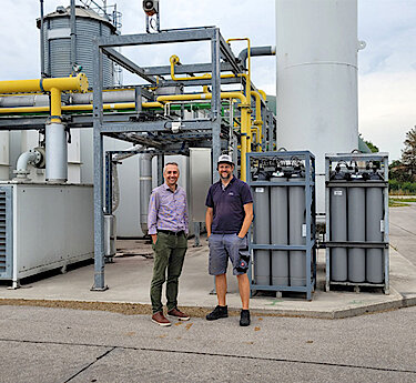 Bürgermeister besuchte Biogasanlage in Mammendorf 
